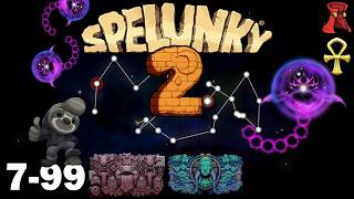 Spelunky 2 - CO 7-99 (Volcana→Tide Pool/Abzu) - Rolf D. Sloth (Daily 2026-04-27)