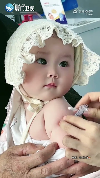 【大陸】心都要化了!河南一萌娃打針模樣可愛得像幅油畫