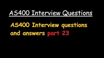 AS400 Interview questions and answers part 23