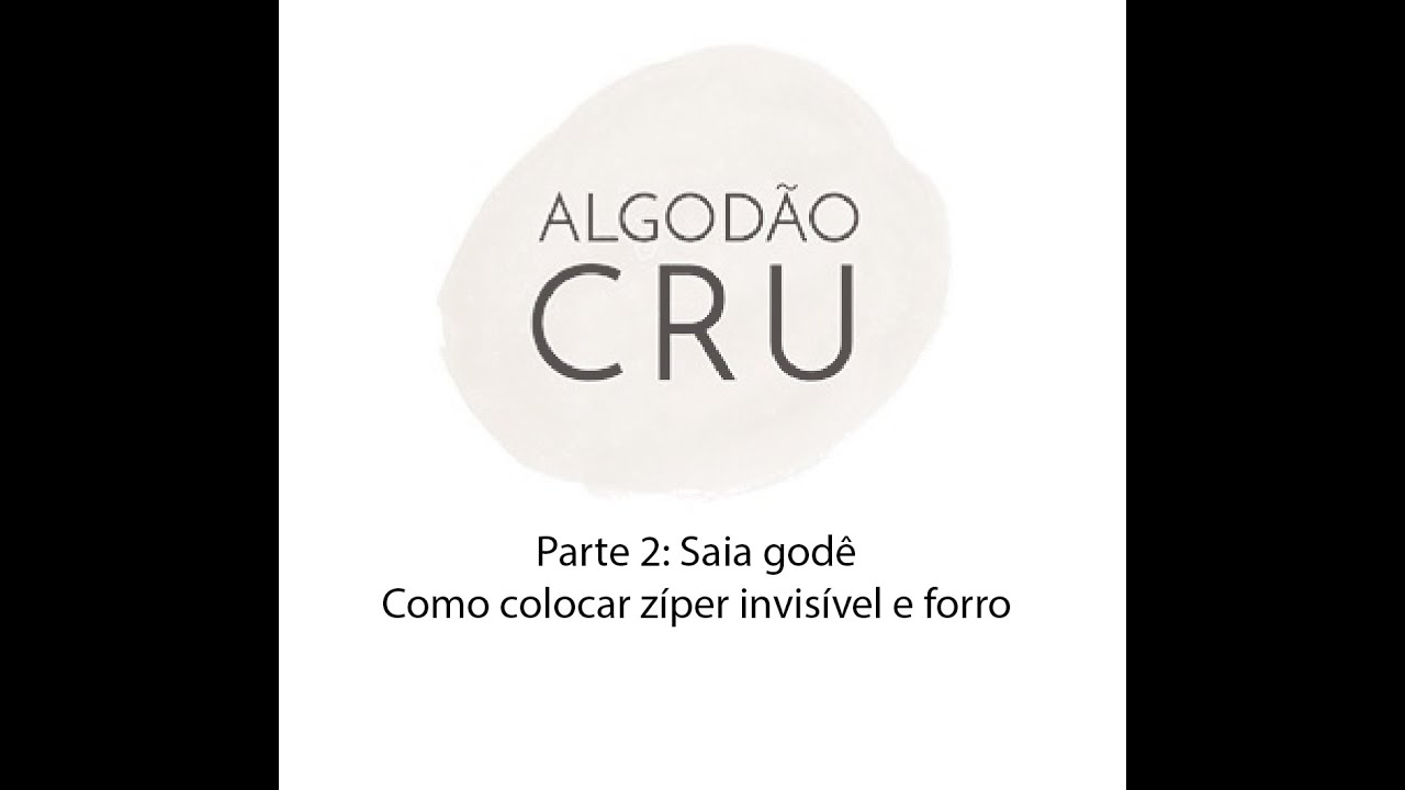 Como colocar zíper invisível e forro