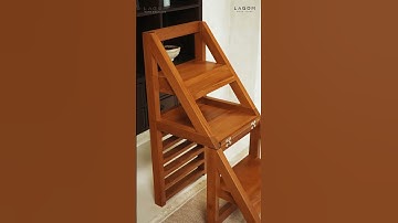 2-in-1 Teak Step Stool Chair – Smart Design Meets Lasting Elegance