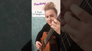 Practising...E.Pujol: El Abejorro #guitarist #classicalguitar #classicalguitarist