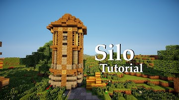 Minecraft Medieval Farm Silo Tutorial