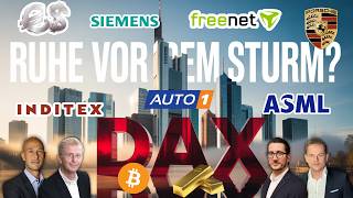 DAX mit holprigem Start: Auto1, Bitcoin, Porsche, Gold, ASML, Inditex, Siemens, Freenet, EURUSD