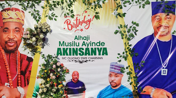 LIVE @  ALH MUSILU AYINDE AKINSANYA ( MC OLUOMO) CELEBRATE 48 YEARS BIRTHDAY