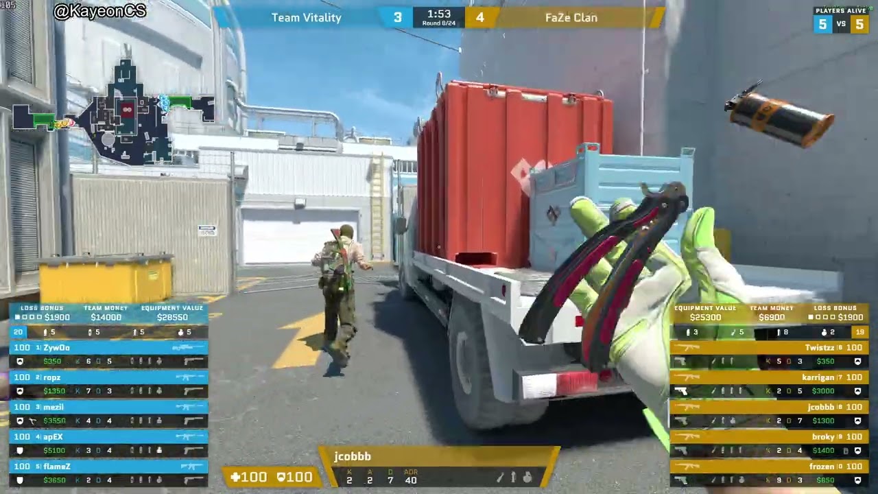 jcobbb Demo ( 19-13 ) Faze vs Vitality ( NUKE ) POV | StarLadder Budapest Major 2025