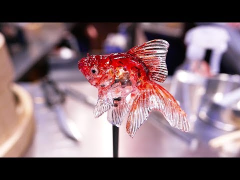 JAPANESE CANDY ART - Goldfish, Frog, Cat, Dog Amezaiku Tokyo Japan