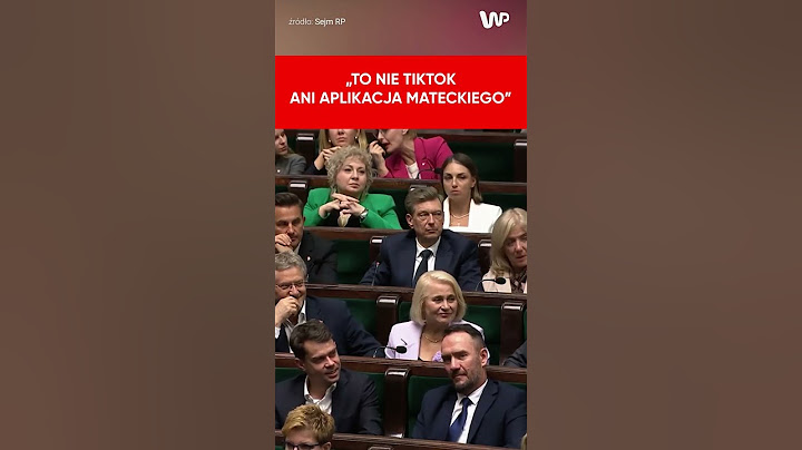 Tusk w Sejmie: To nie TikTok ani aplikacja Mateckiego