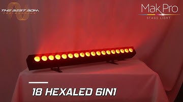 MAK PRO STAGE LIGHT - RIBALTA LED PROFISSIONAL MKP 1818WS