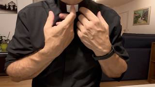 tapping on my collar | Italian Priest ASMR