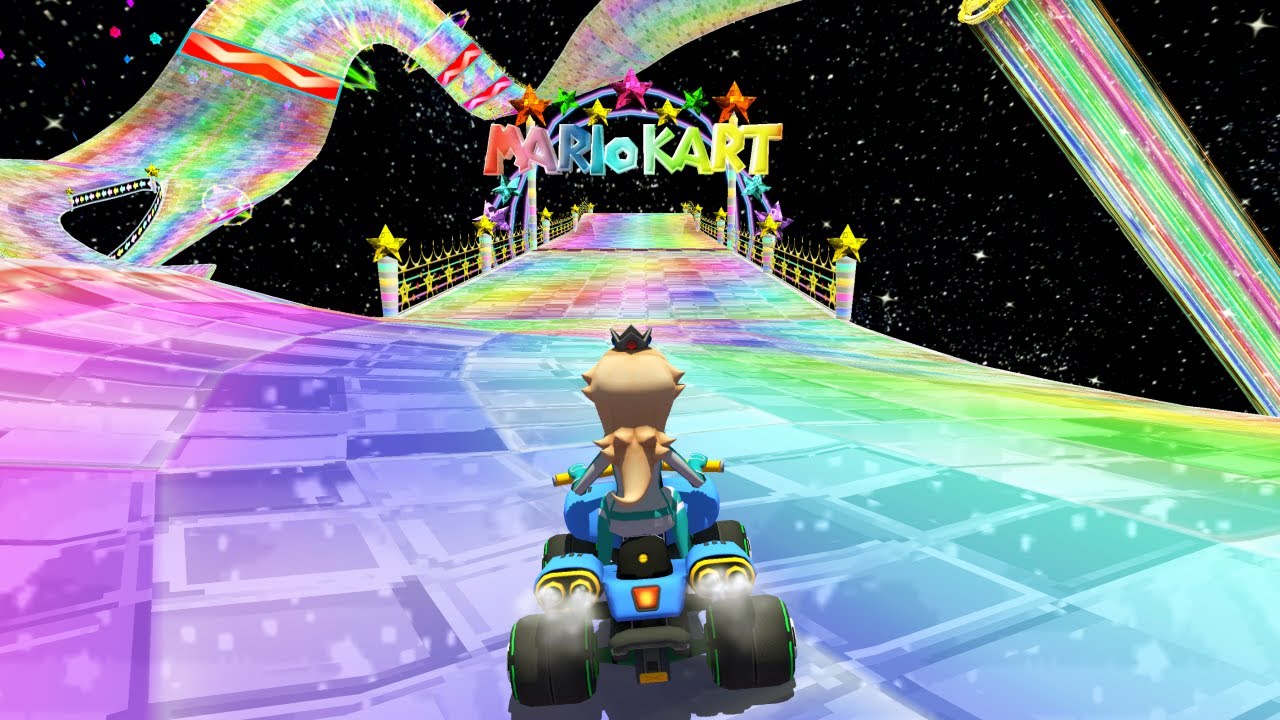 mario kart tour wii rainbow road