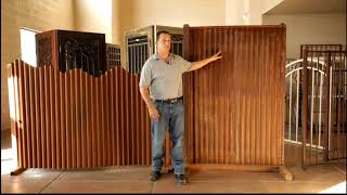How much is corrugated steel fencing? An educational video by Affordable Fence and Gates