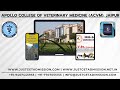 Apollo College of Veterinary Medicine Jaipur 2025: Admission, Course Offered, Fees Structure