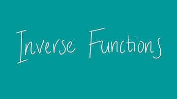 Inverse functions | Unit 1 and 2 VCE Maths Methods