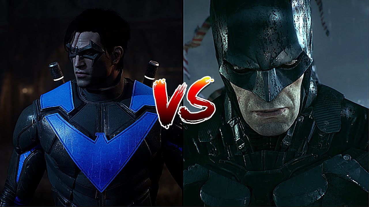 Quick gameplay comparison between the latest Gotham knights reveal and  Arkham knight : r/BatmanArkham
