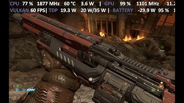 Doom Eternal - Stuttering -  OneXPlayer 1165G7 800p