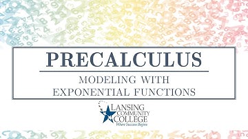 Modeling With Exponential Functions