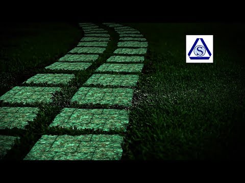 Производство светящейся тротуарной плитки