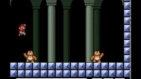 SMB3 for Super Mario All-Stars Custom Level #482 - World 1 Fortress (SMB3 Challenge)