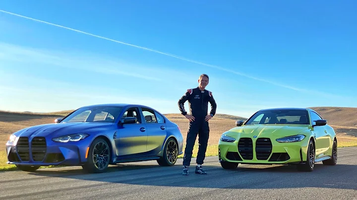 Lap Battle: 2021 BMW M3 Competition vs. 2021 BMW M...