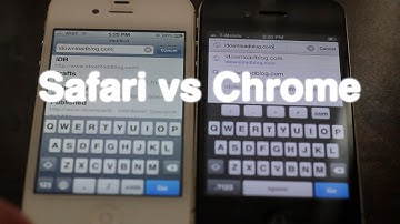 Safari vs Chrome Speed Test 2 on iOS