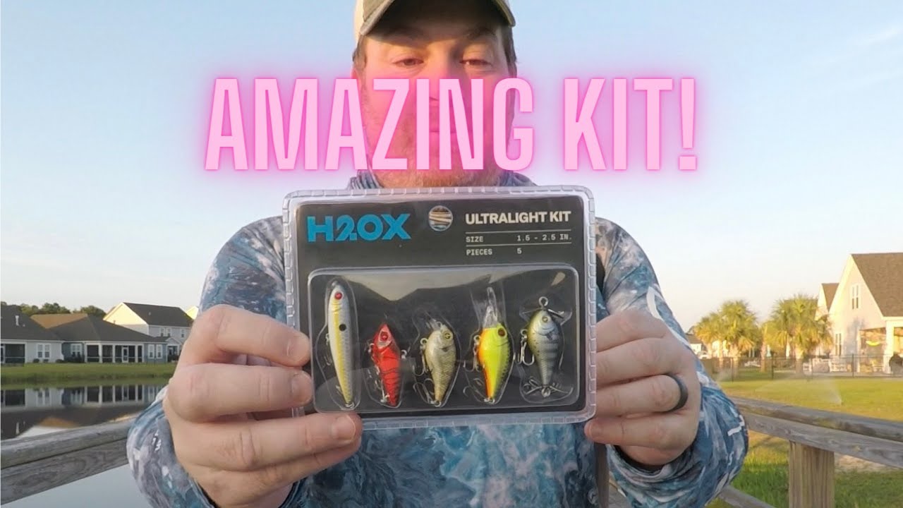 The H2OX Micro Fishing Lure Kit From Academy Sports Is Awesome!! 