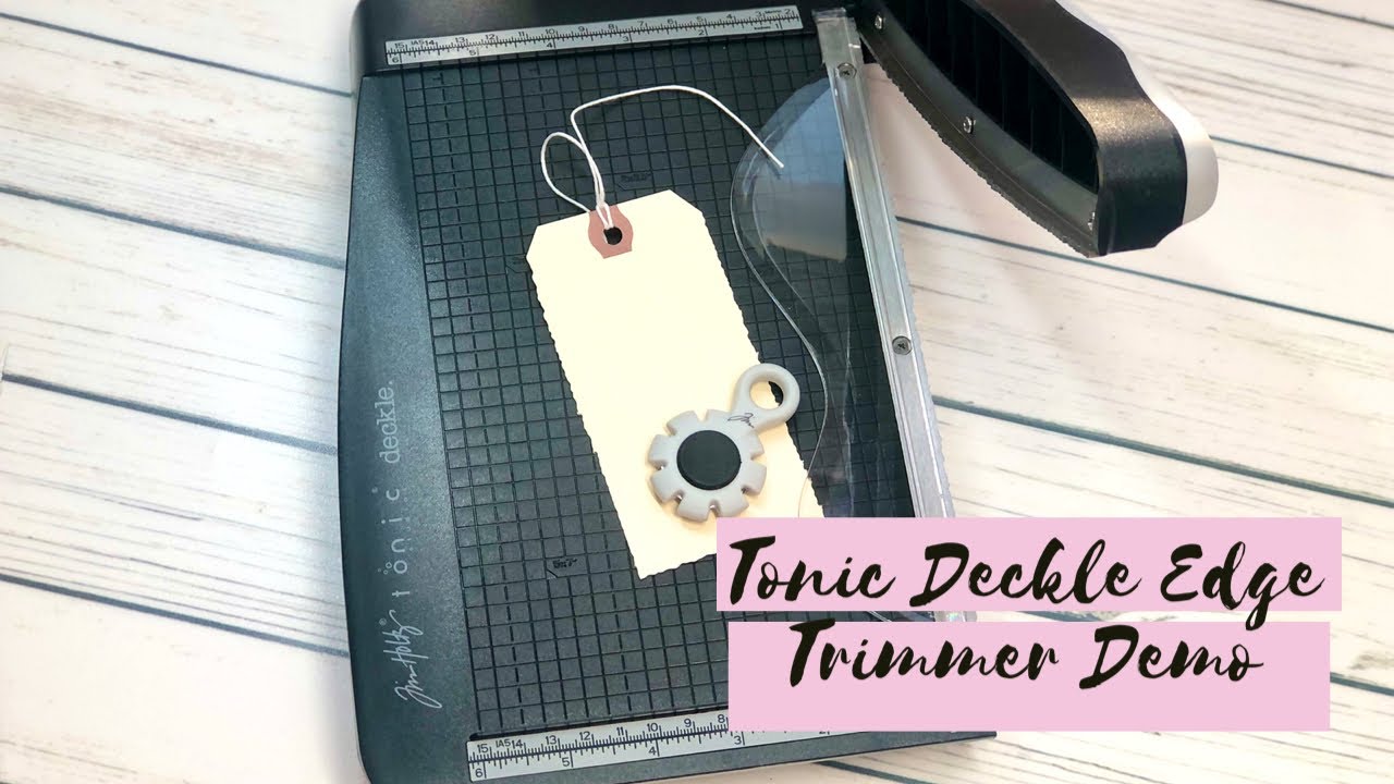 Review and Demo of the new Tim Holtz Deckle Trimmer 