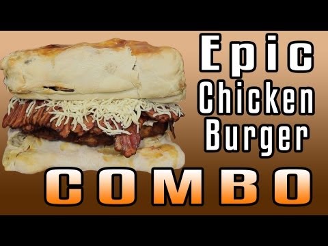Epic Chicken Burger Combo - Epic Meal Time