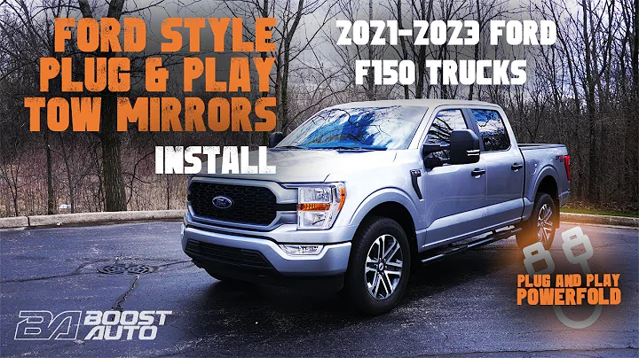 Towing Mirror Upgrade: 2021-2023 Ford F150 Tow Mirrors - Boost Auto