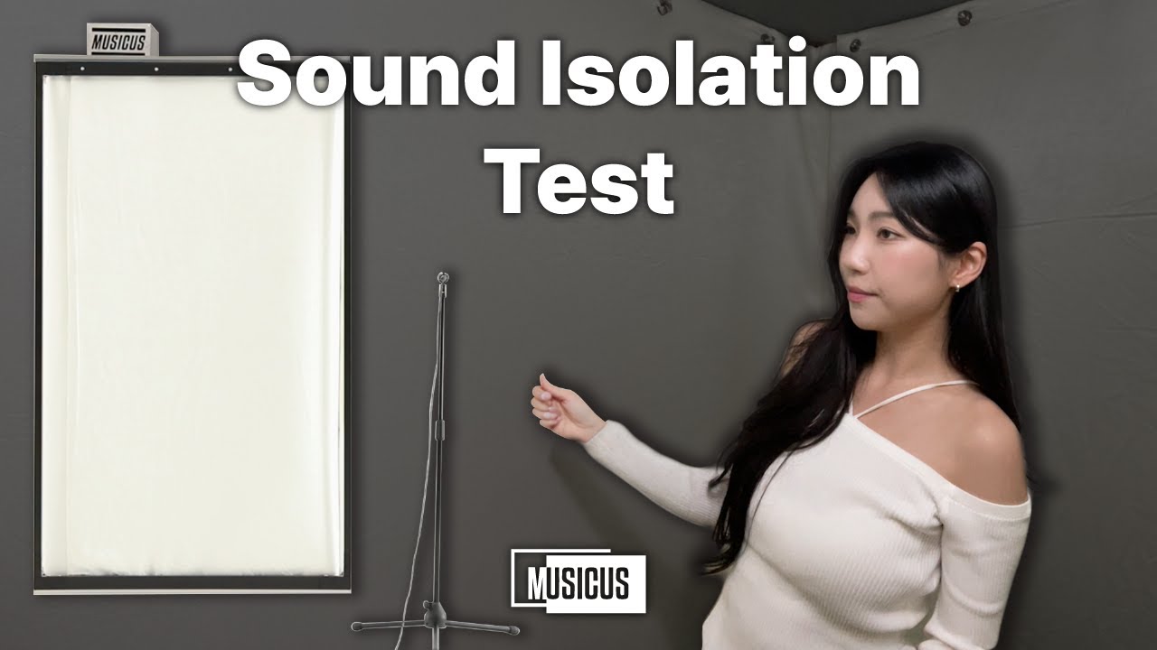B-free 2.0 Sound Isolation Test | MUSICUS Sound Isolation Booth | Vocal ...