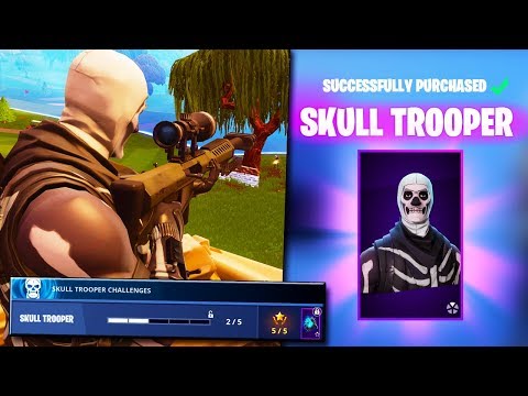 Fortnite Brought Back The SKULL TROOPER | BEST Way To Complete The GHOST PORTAL Challenges! SEASON 6