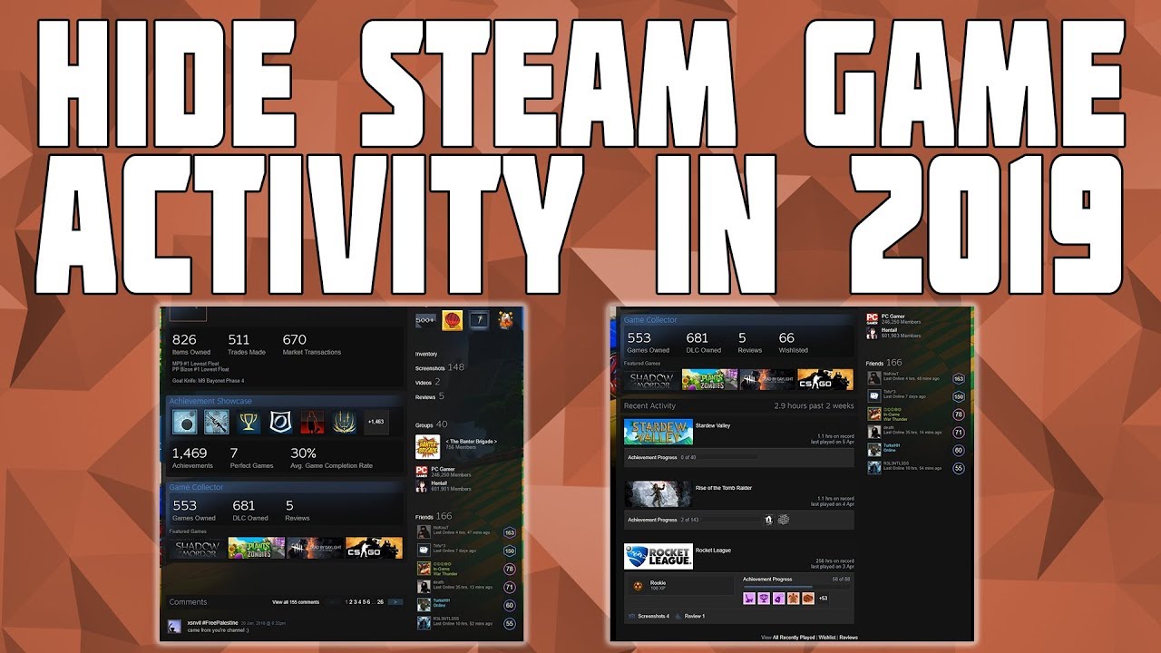 How to hide Steam activity - PC Guide