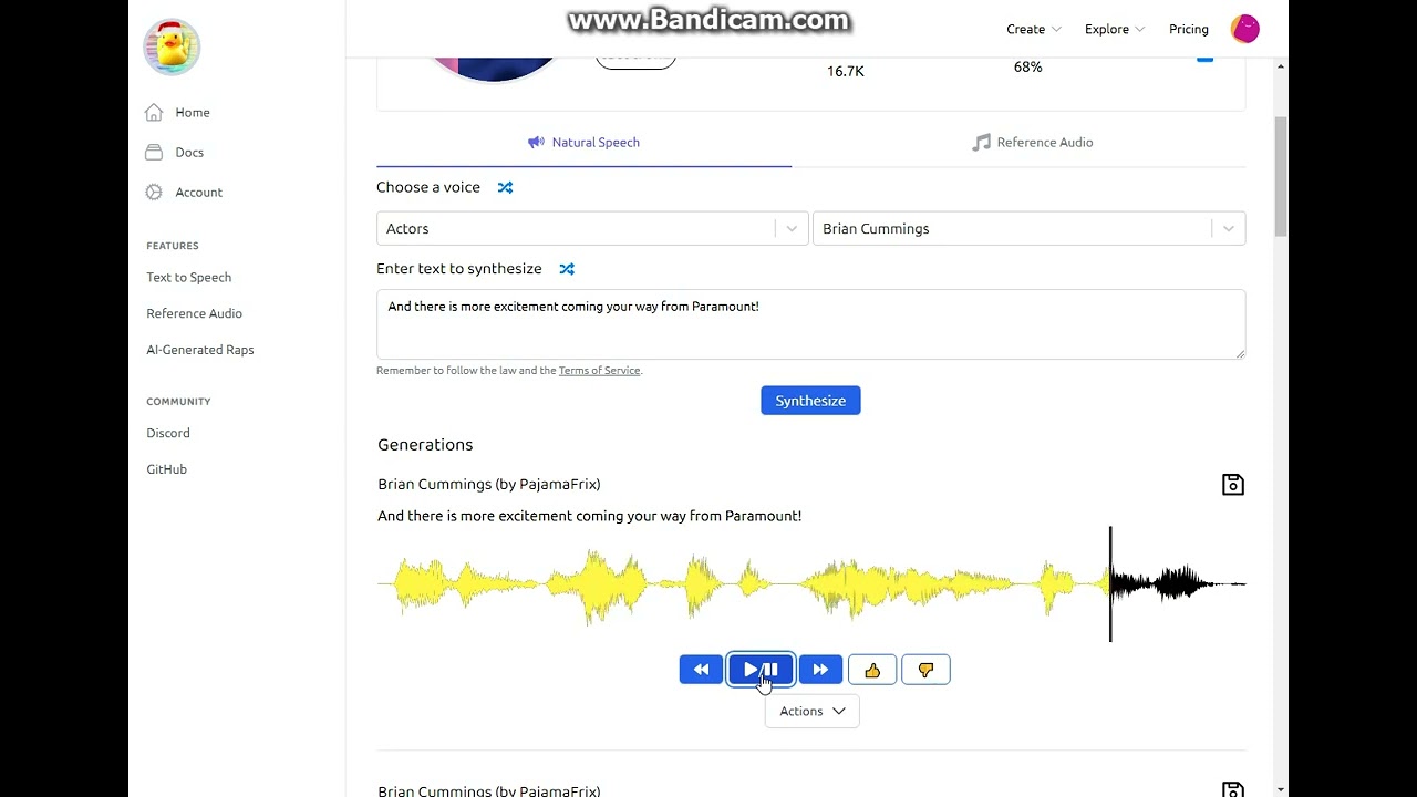 Funny Uberduck.ai Narrators (Part 1; Brian Cummings)