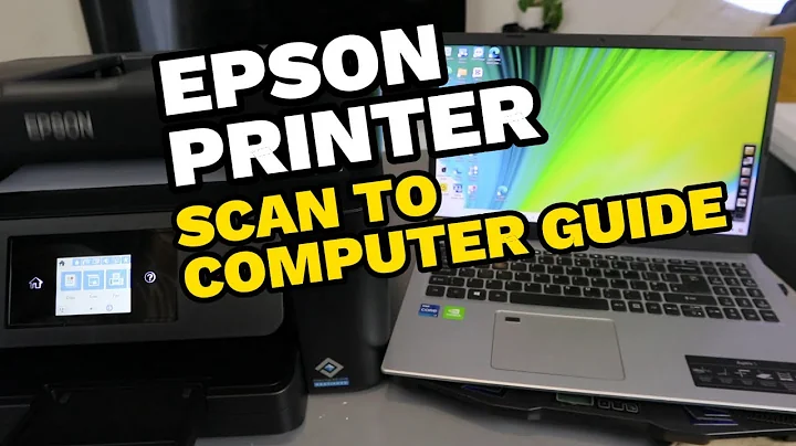 How To SCAN To COMPUTER With Epson Workforce Printer