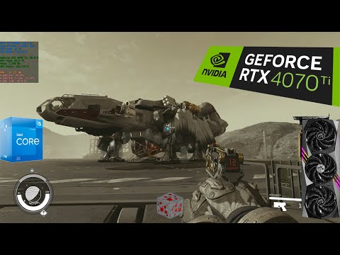 Starfield | GeForce RTX 4070 Ti | 4K Resolution | Ultra Settings | FSR ON/OFF
