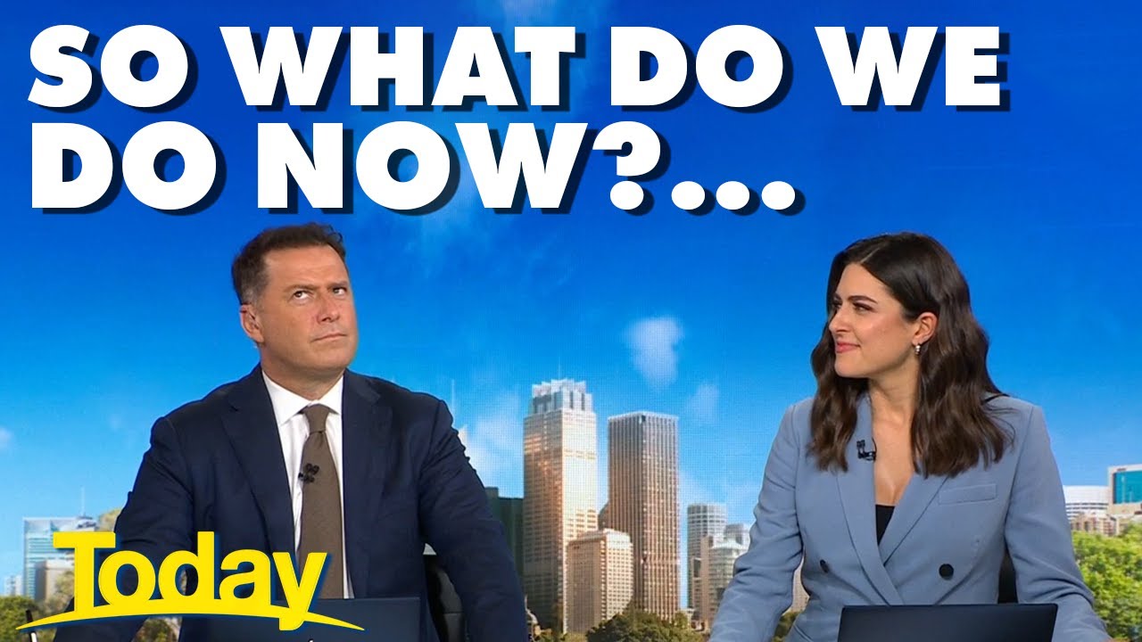 Fire alarm interrupts live TV segment... | Today Show Australia