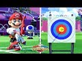 Hedefi Vur ve Birinci Ol! Mario ile Ok Atma Yarışması - Panda ile Mario Sonic Olympic Games 2020