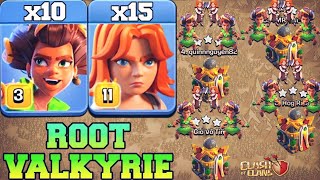 || Root Rider Valkyrie || Best Attack Strategy Th16 ( Clash Of Clans )