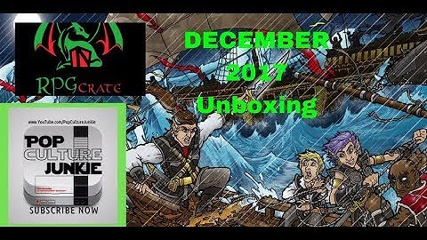 RPG Crate Unboxing December 2017 Subscription Box Review