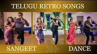 Telugu New and Old Songs - Dance Cover - Retro - Medley || Charlotte || USA