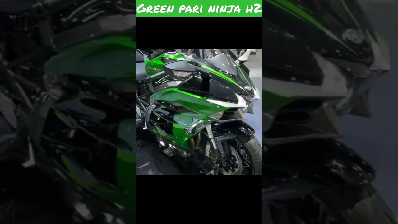 Finally Aagai He Apni Ninja H2 Green Pari Banke Shots
