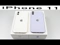 Распаковка iPhone 11 Белый и Фиолетовый на 128 гб ( White, Purple )