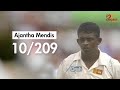 Mystery spinner  ajantha mendis 10 wickets for 209 vs india  sl vs ind 2nd test 2008 at galle