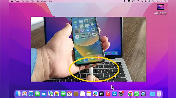 How to Transfer Data From iPhone to Macbook With Cable |