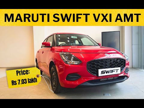 Maruti Suzuki Swift VXi AMT I Rs 7.03 lakh I 25.75 Kmpl I Walkaround Review