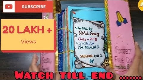 Art Integrated Project File On Andhra Pradesh || New Ideas 🤔🔥🔥