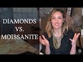 Diamonds vs. Moissanite:  What's the Difference?