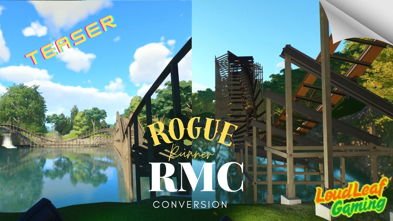 TEASER TRAILER: RMC Converted Runner into NEW FOR 2020 Rogue Runner on Planet Coaster 2.