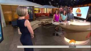 Famous Dylan Dreyer - great figure - side view - tight blue dress - June 29, 2014 Net Worth