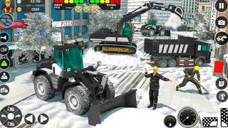 Grand Snow Excavator Simulator Game - Grand snow excavator simulator apk download 2023 screenshot 2